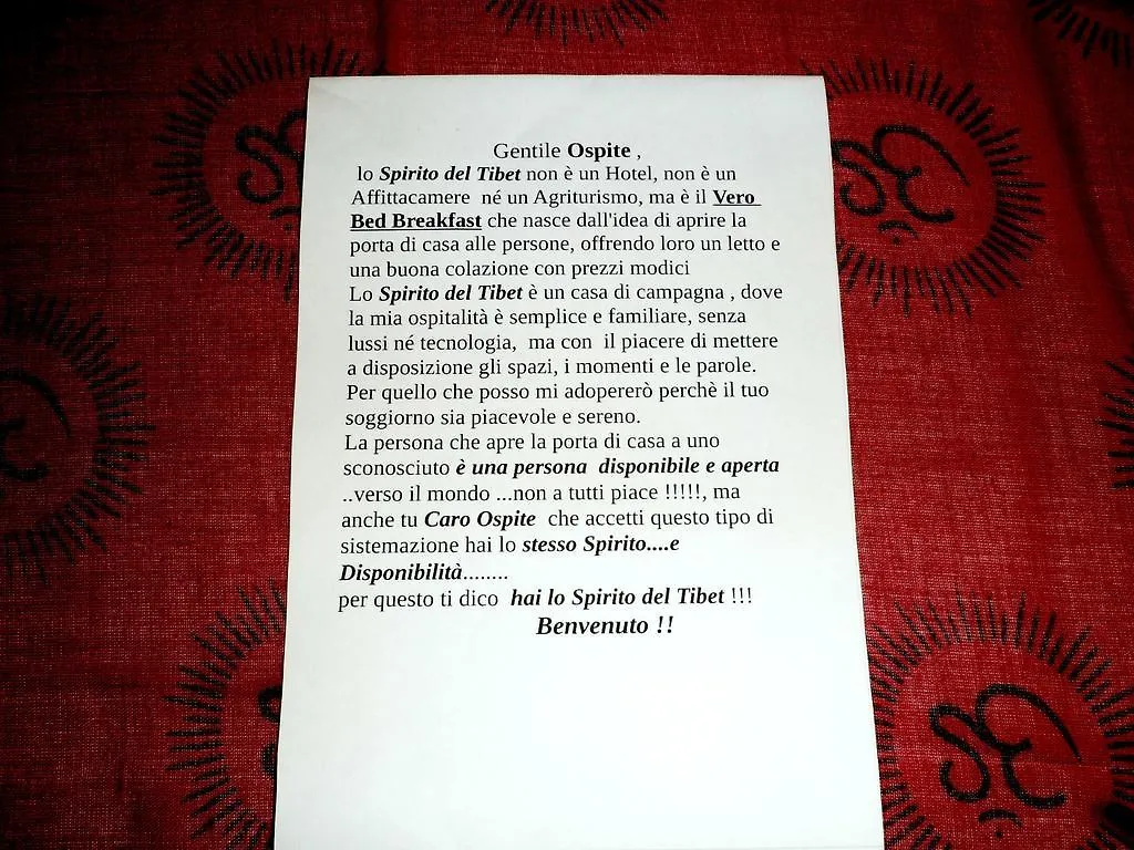 Bed & Breakfast Nicoletta Spirito del Tibet Bed and Breakfast San Leo